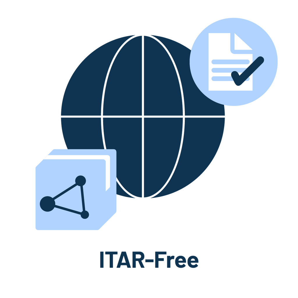 ITAR-Free Icon with Text