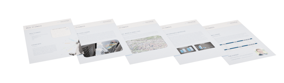Shows a thumbnail / preview render of the whitepaper Multi GNSS. 
