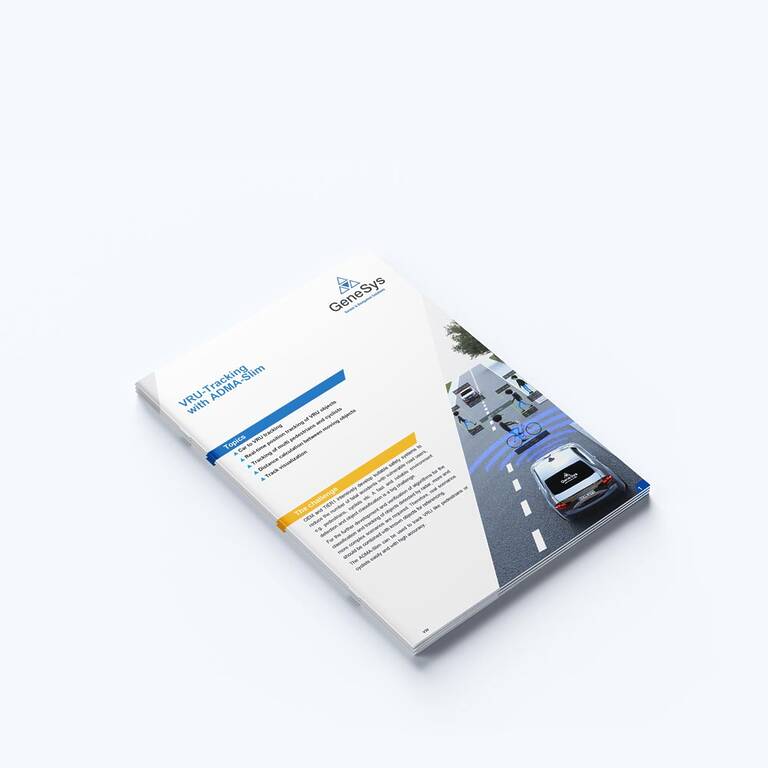 Whitepaper online: VRU-Tracking mit der ADMA-Slim