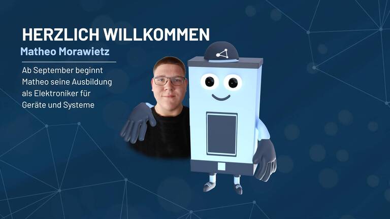 Neuer Mitarbeiter Matheo
