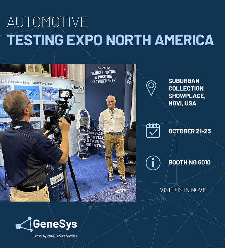GeneSys Electronic at the Automotive Testing Expo North America 2025