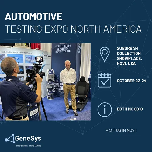 Announcement GeneSys at Automotive Testing Expo North America 2025