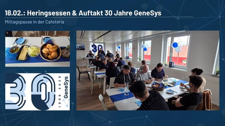 Heringsessen & Auftakt 30 Jahre GeneSys (2/2)