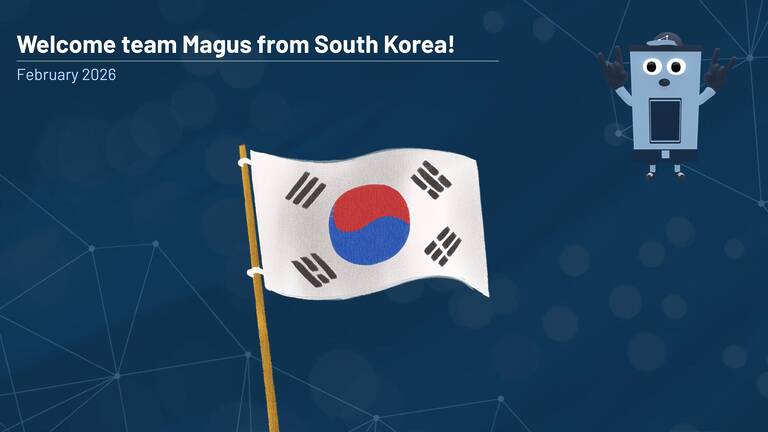 Besuch Team Magus Südkorea