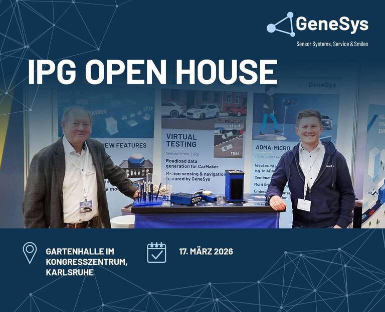 GeneSys auf der IPG Open House 2026 in Karlsruhe
